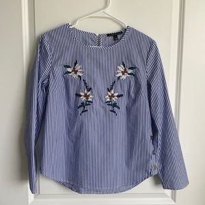 Long Sleeve Embroidered Shirt